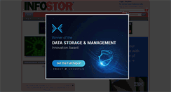 Desktop Screenshot of infostor.com